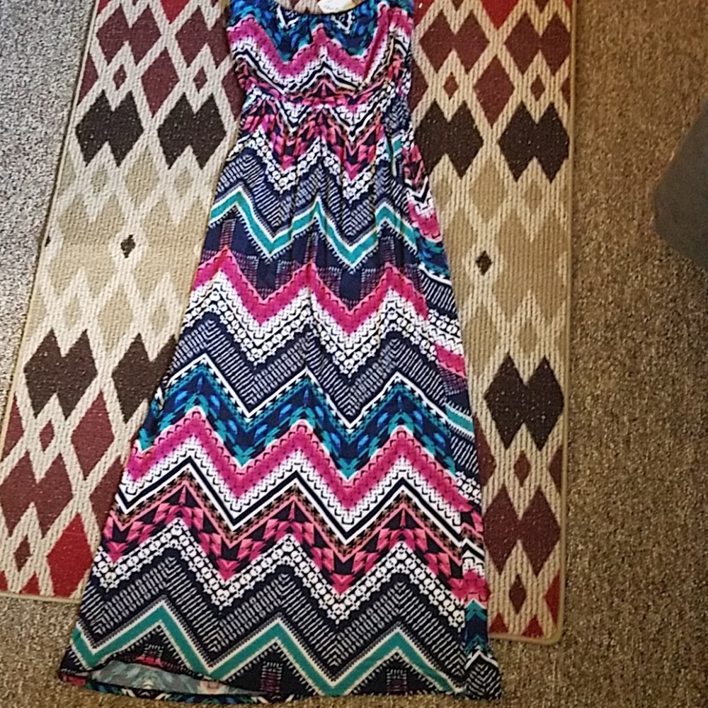 SUPER CUTE boho strapless dress